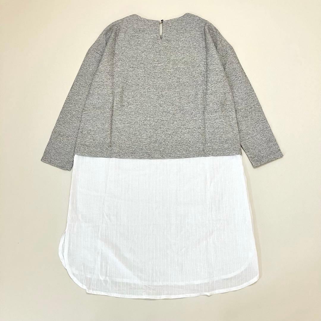 Weaver 未使用品 レイヤードデザイン ロングチュニック M — image 2