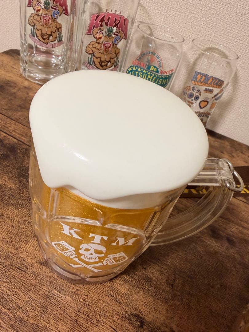 ケツメイシ　KTM ペンライト ビールジョッキ型 2個セット — image 3