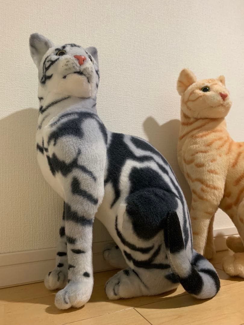 猫 ぬいぐるみ 2体セット リアル — image 3