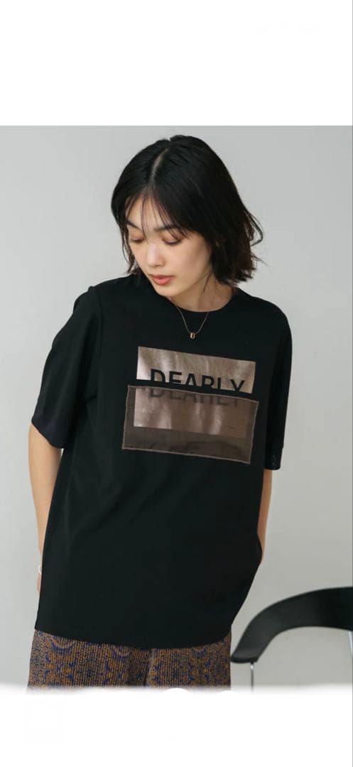 Bou Jeloud 箔ＢＯＸロゴＴｅｅ　ブラック　Free — image 2