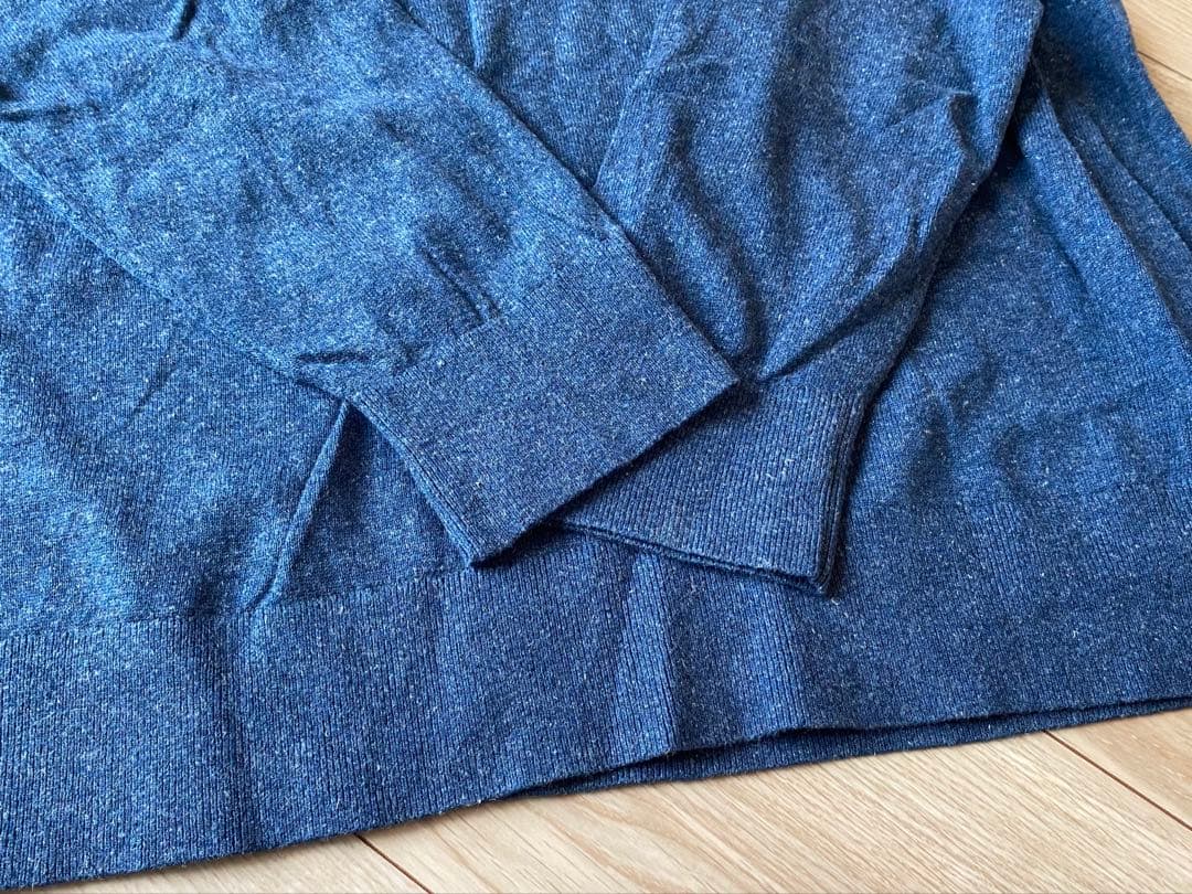 GAP リネンコットンニット インディゴ XL 美品 — image 3