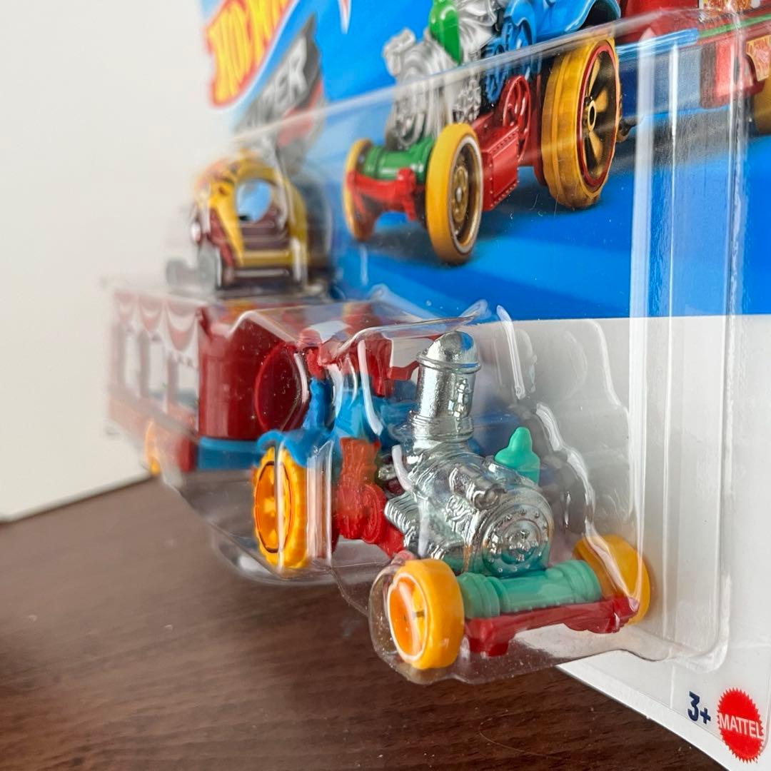 ホットウィール スーパーリグ カーニバルスチーマー ＋ ブームカー 未開封新品 — image 2