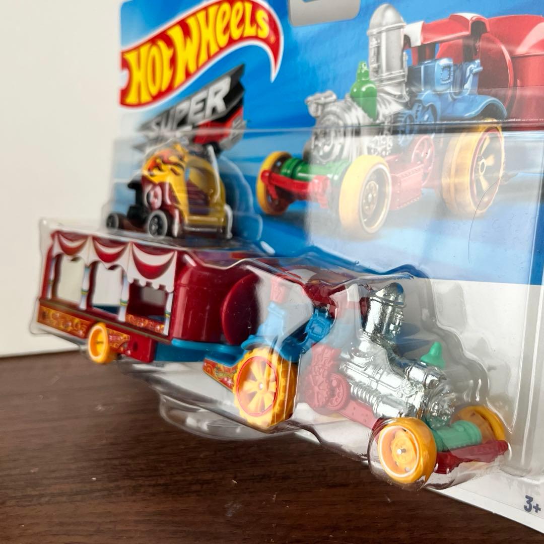 ホットウィール スーパーリグ カーニバルスチーマー ＋ ブームカー 未開封新品 — image 3