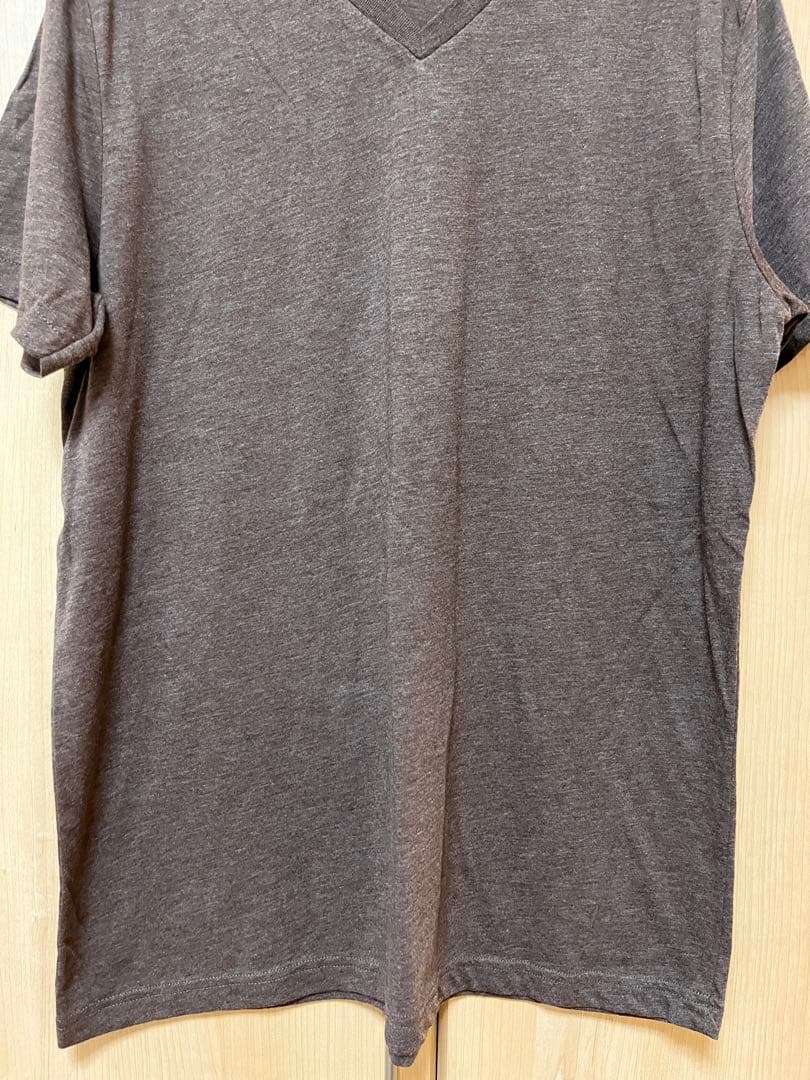 BELLA+CANVAS [L] VネックTシャツ ブラウン メンズ 美品 — image 5
