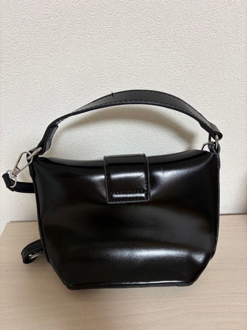 リボンモチーフ 2way ハンドバッグ ブラック — image 2