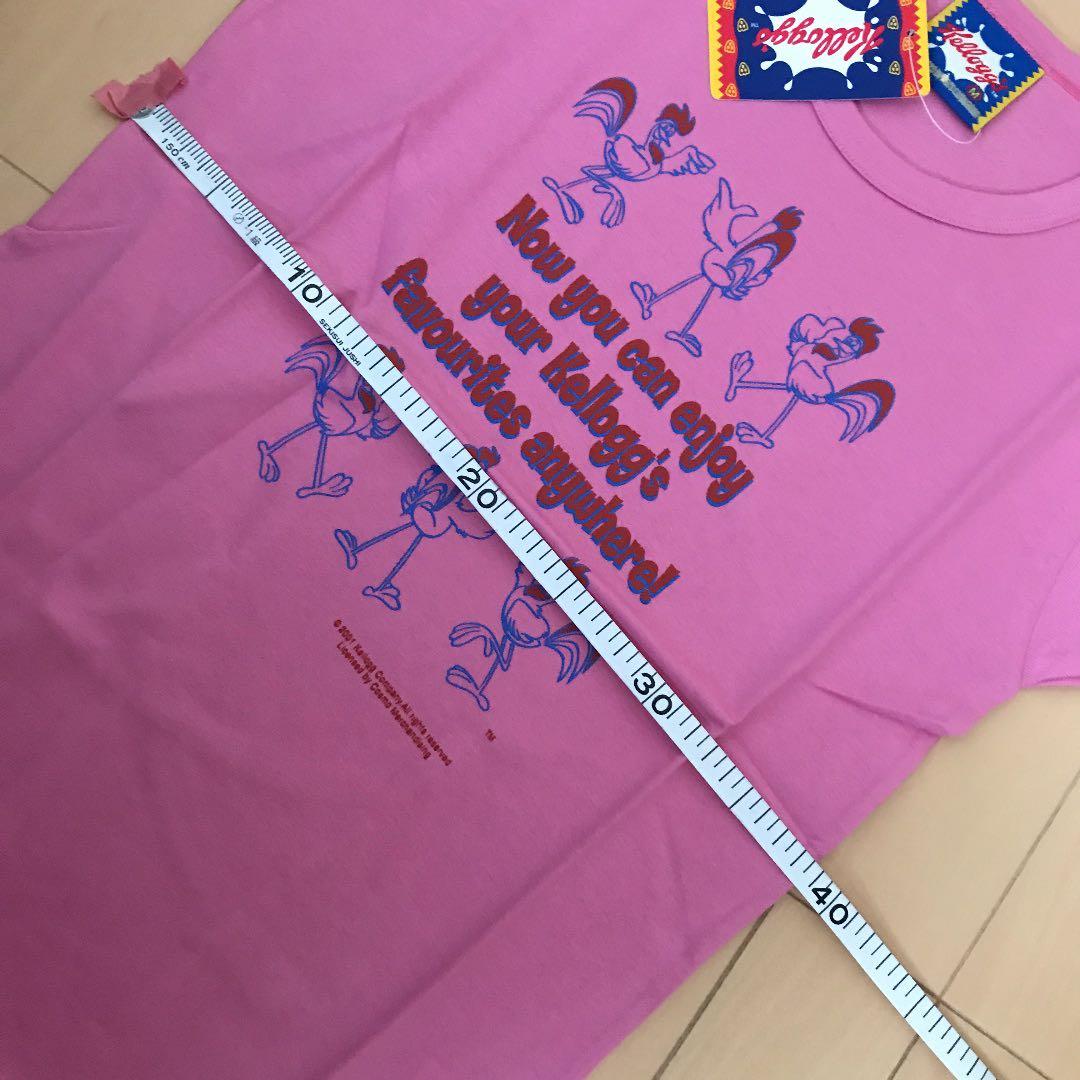 【新品未使用】ケロッグTシャツピンクレディースMサイズ09 — image 4