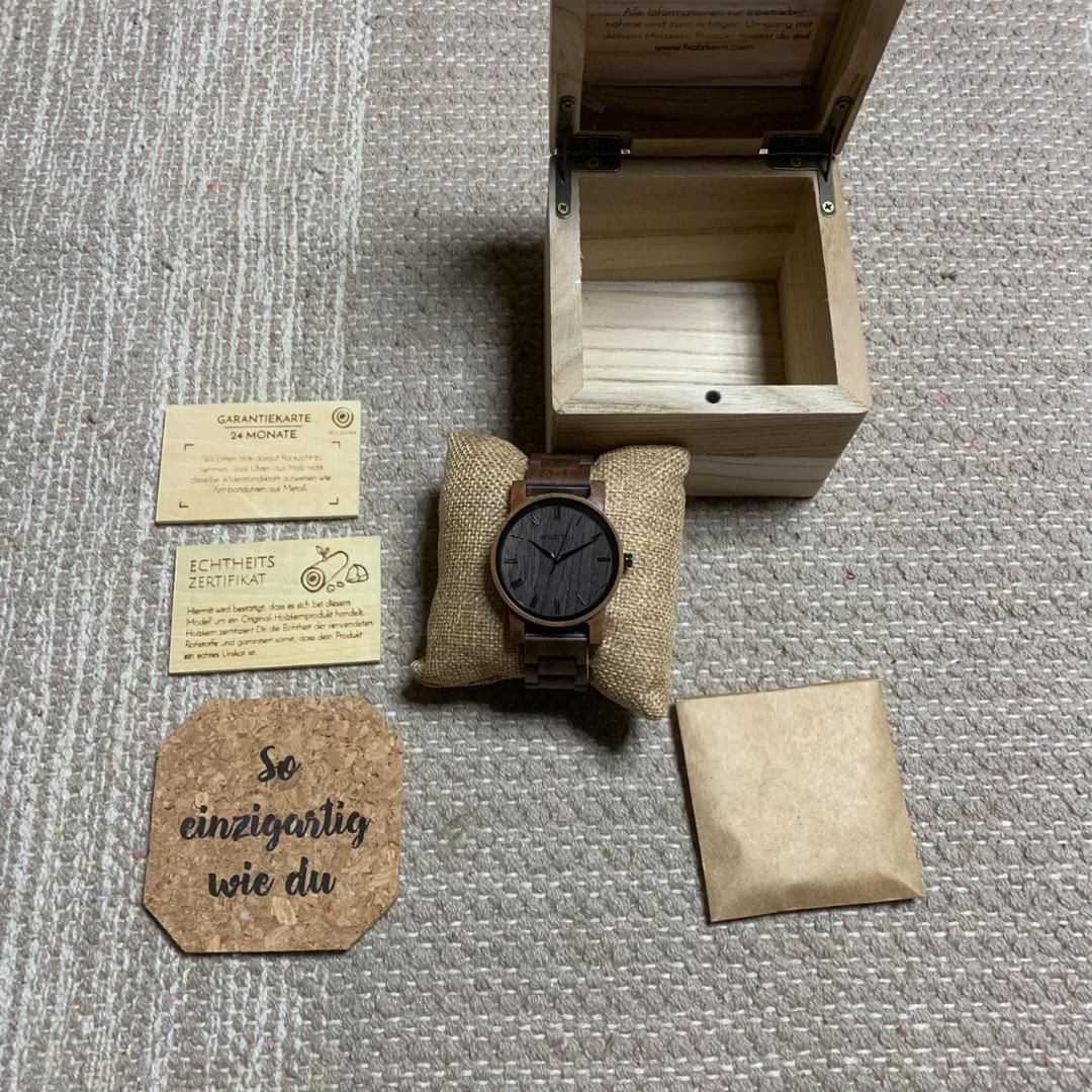 K175R Holzkern Dusk 木製腕時計 イタリアンウォルナット 美品 — image 2