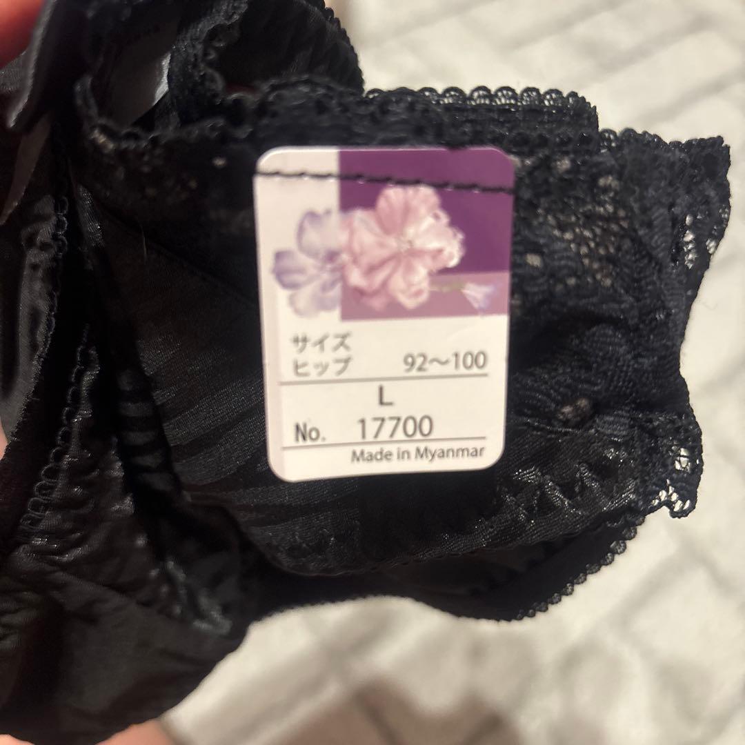 ブラックレースショーツ Lサイズ — image 3