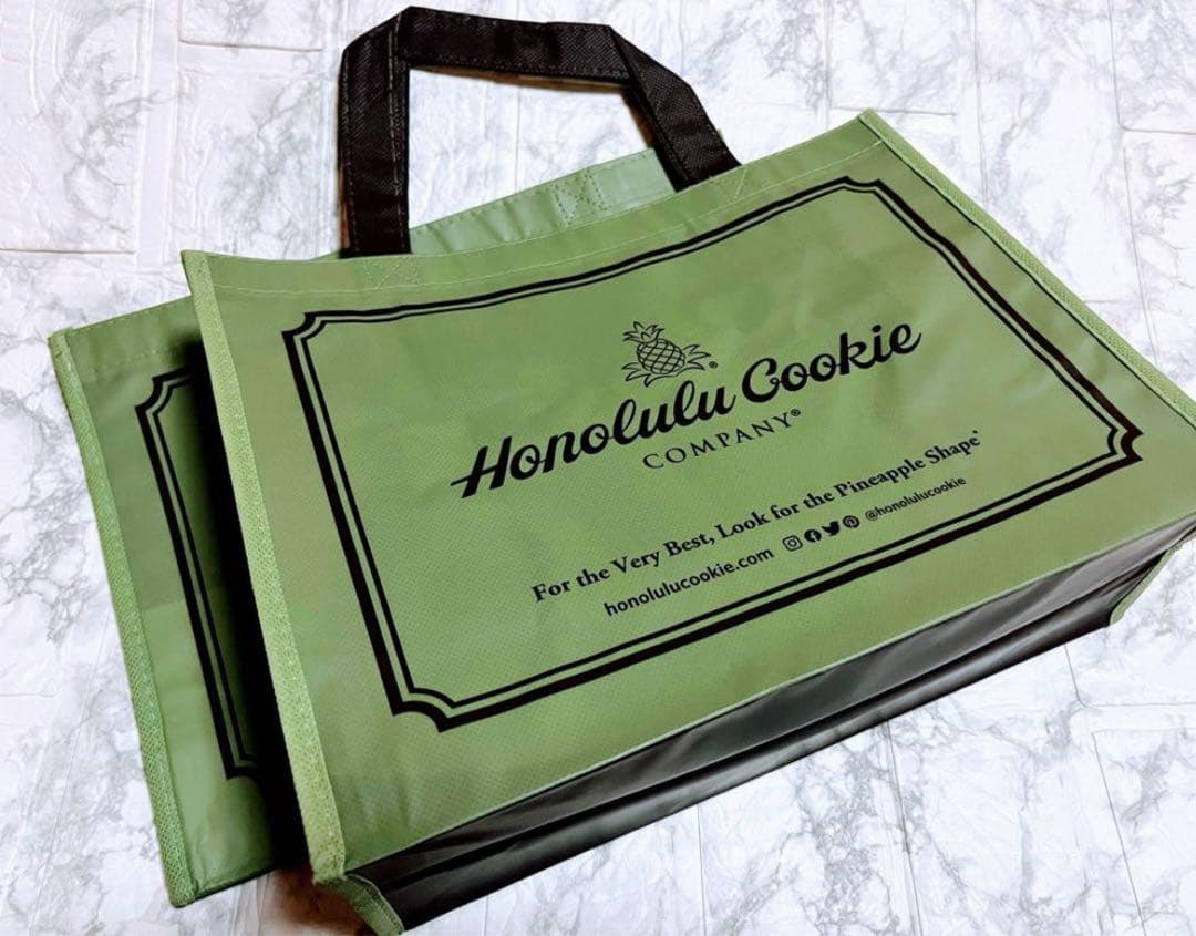 【数量限定】Hawaii ホノルルクッキー　ショップバック　エコバッグ　2枚② — image 2
