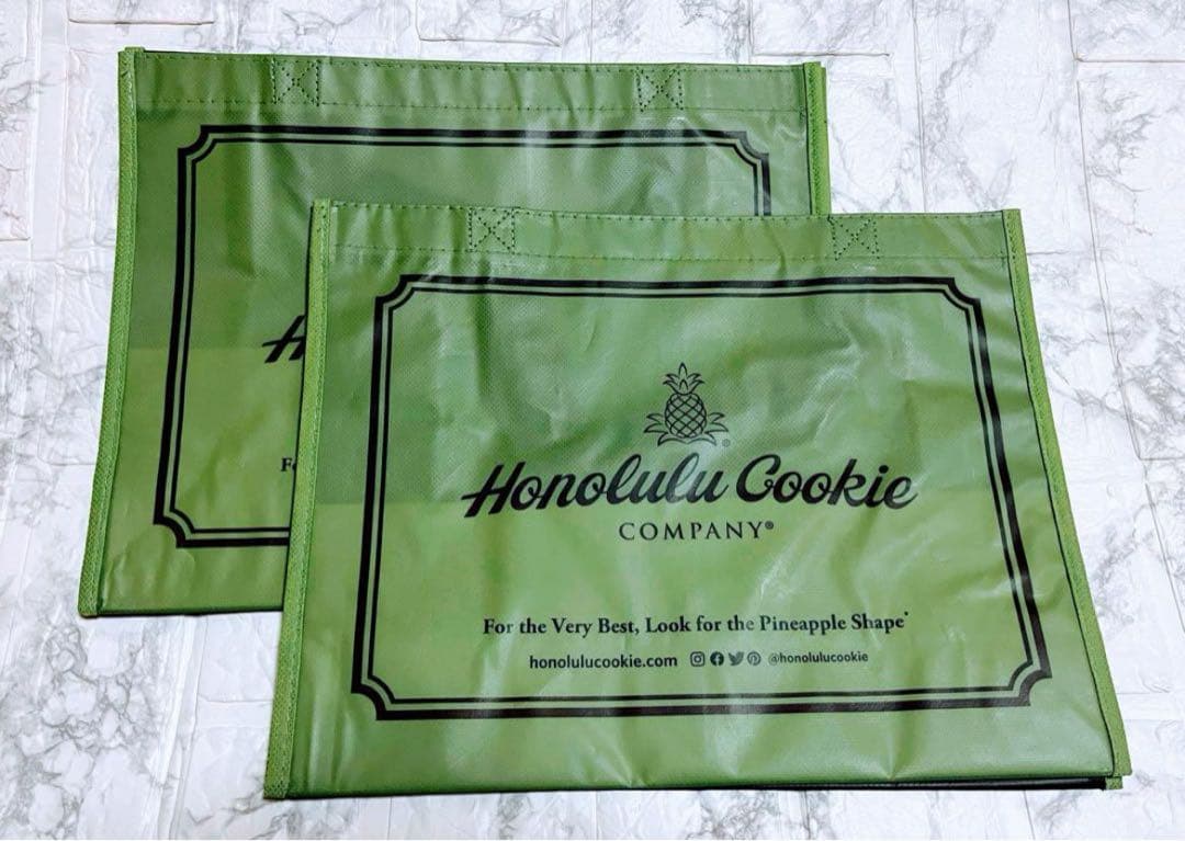 【数量限定】Hawaii ホノルルクッキー　ショップバック　エコバッグ　2枚② — image 4