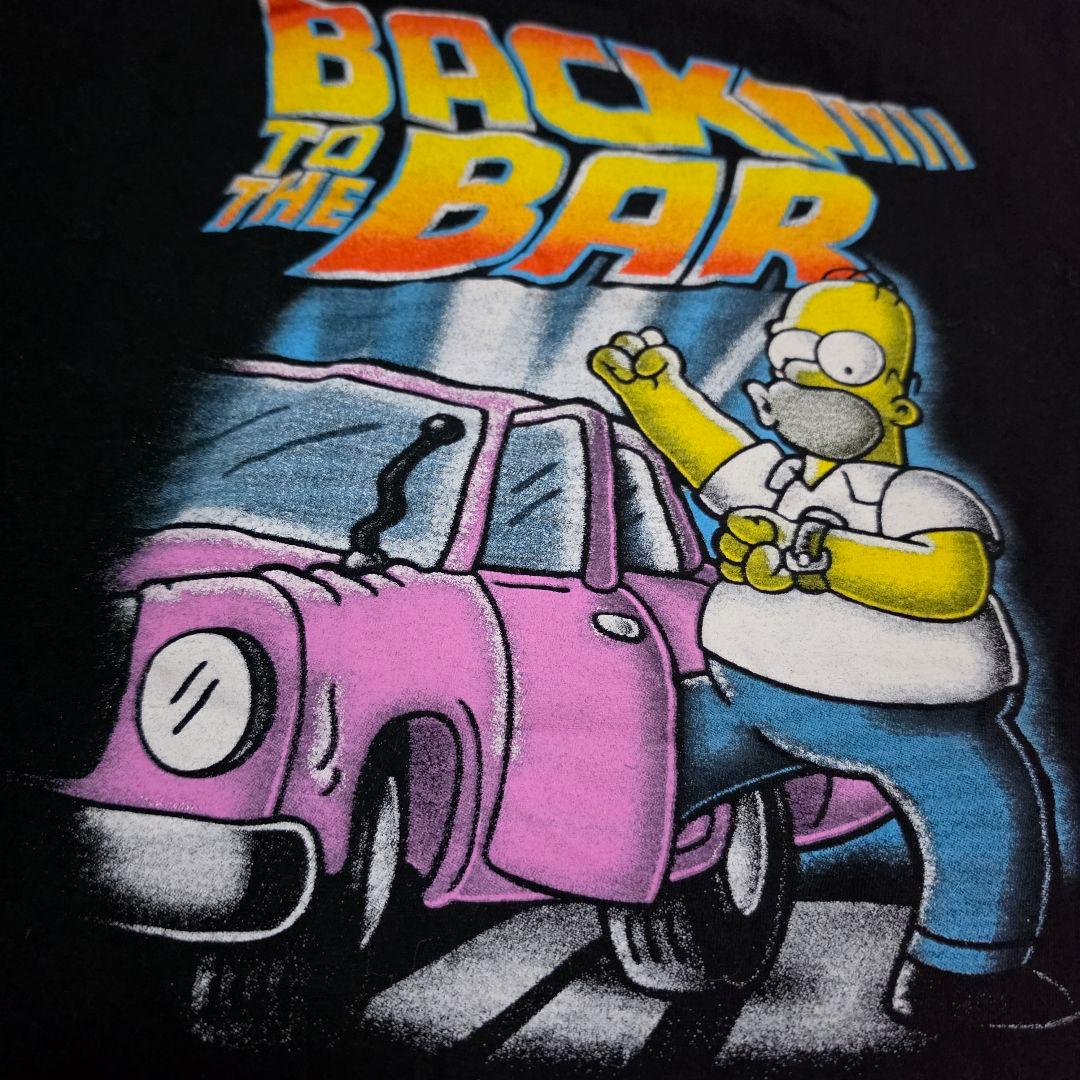 バックトゥザフューチャーモチーフ シンプソンズTシャツ キャラt メンズXL — image 2