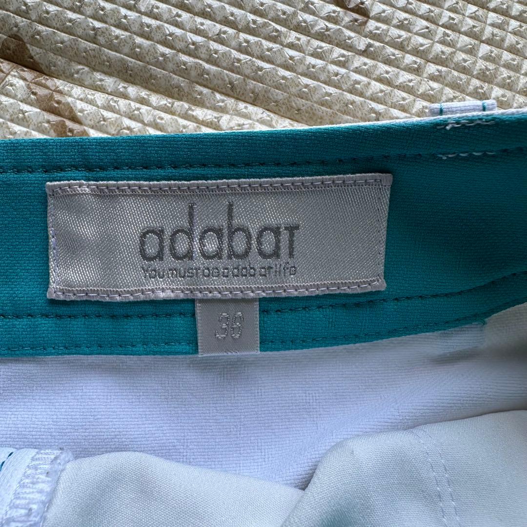 adabat アダバット ゴルフ スカート 薄手 36 ホワイト — image 2