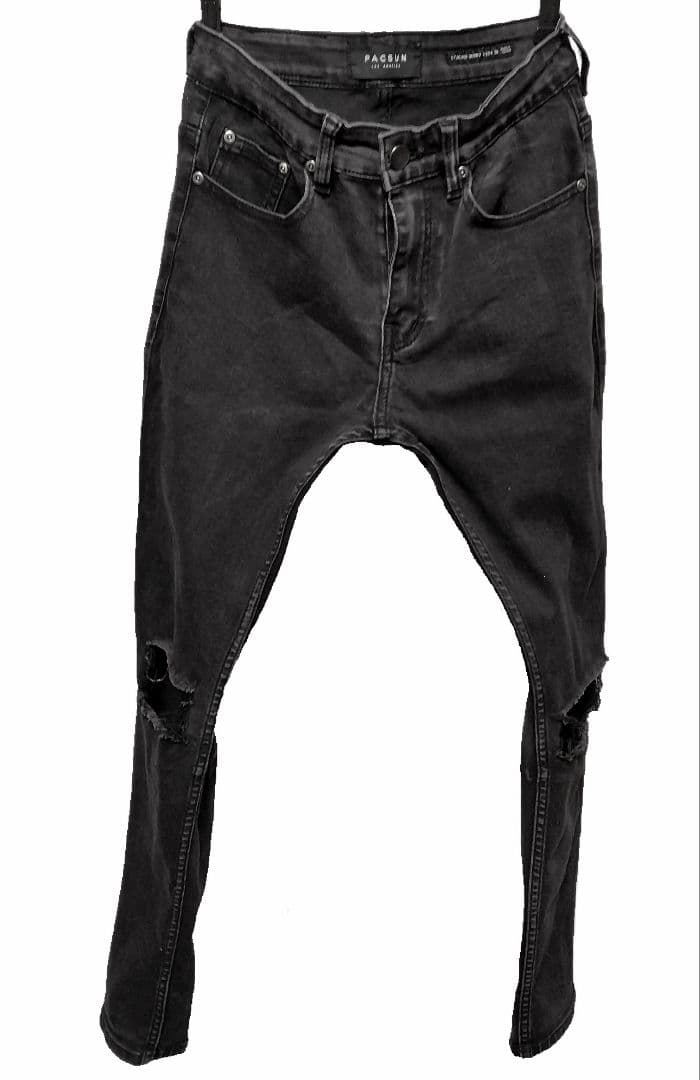 ★☆PACSUN ブラックダメージ STACKED SKINNY☆送料込み — image 4