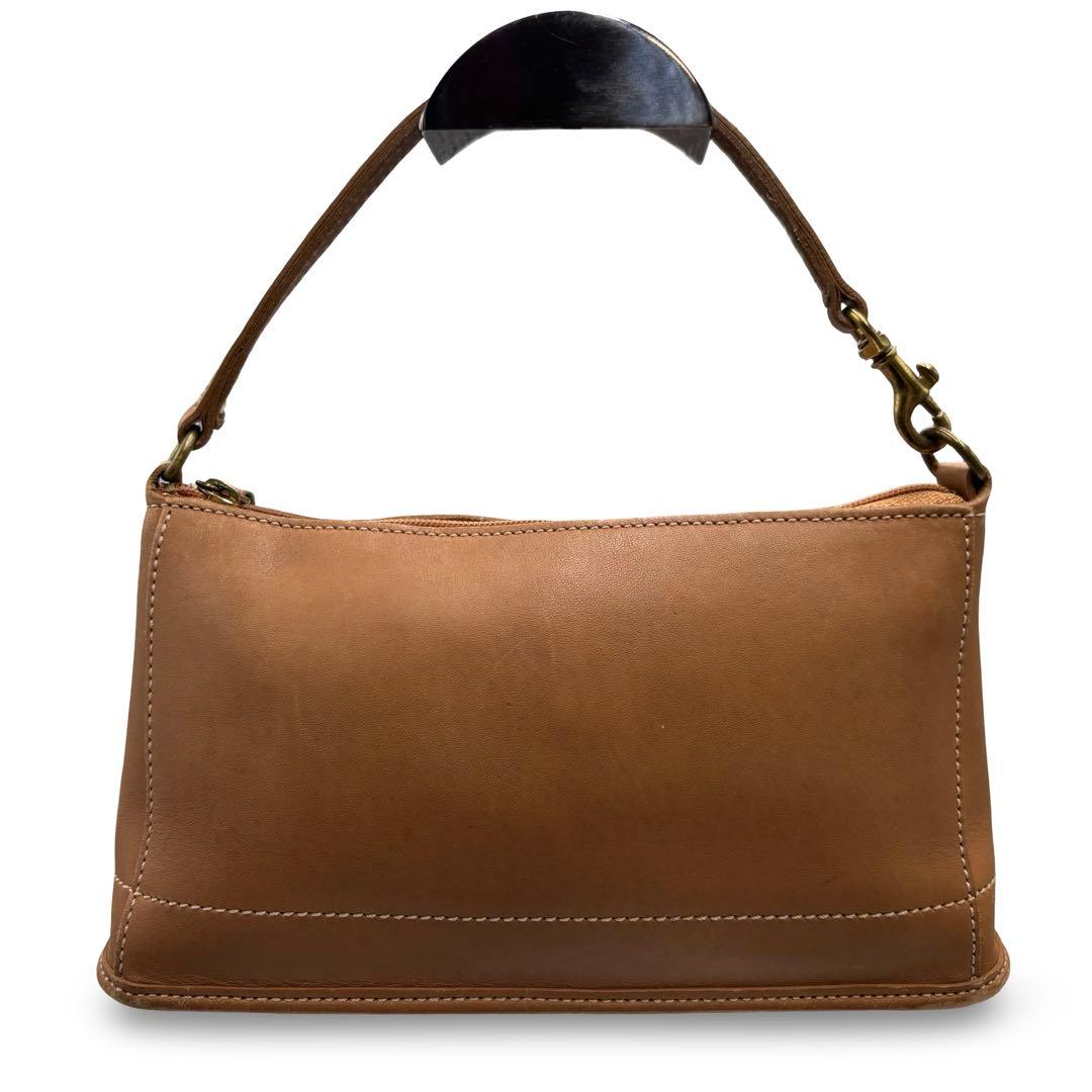 【ヴィンテージ】old Coach ハンドバッグ 9311 グローブレザー 茶 — image 2