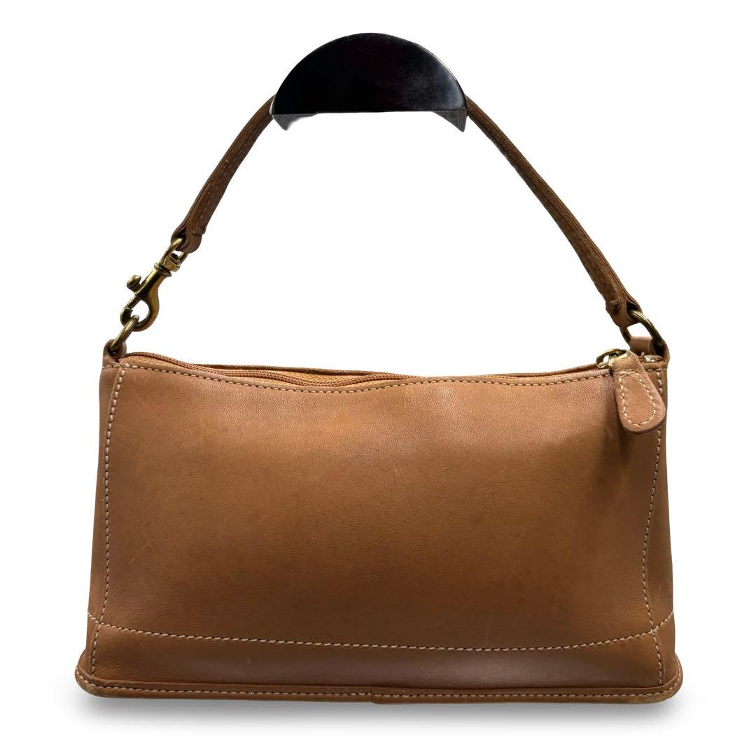 【ヴィンテージ】old Coach ハンドバッグ 9311 グローブレザー 茶 — image 4