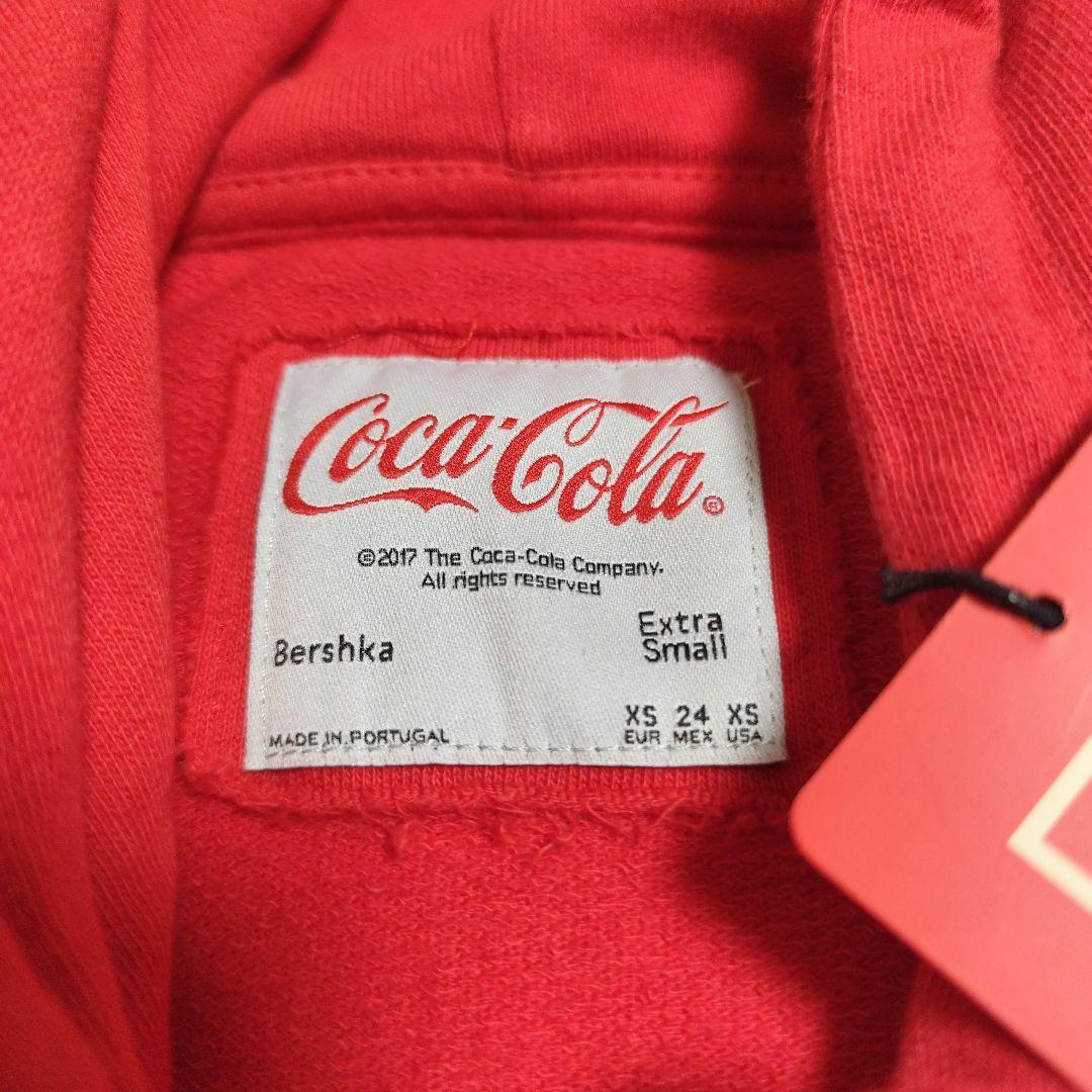 Bershka コカ・コーラコラボパーカー 未使用　表記XS（メンズM〜L相当） — image 2