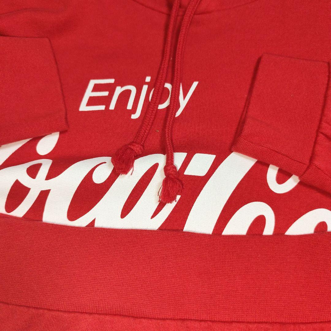 Bershka コカ・コーラコラボパーカー 未使用　表記XS（メンズM〜L相当） — image 4