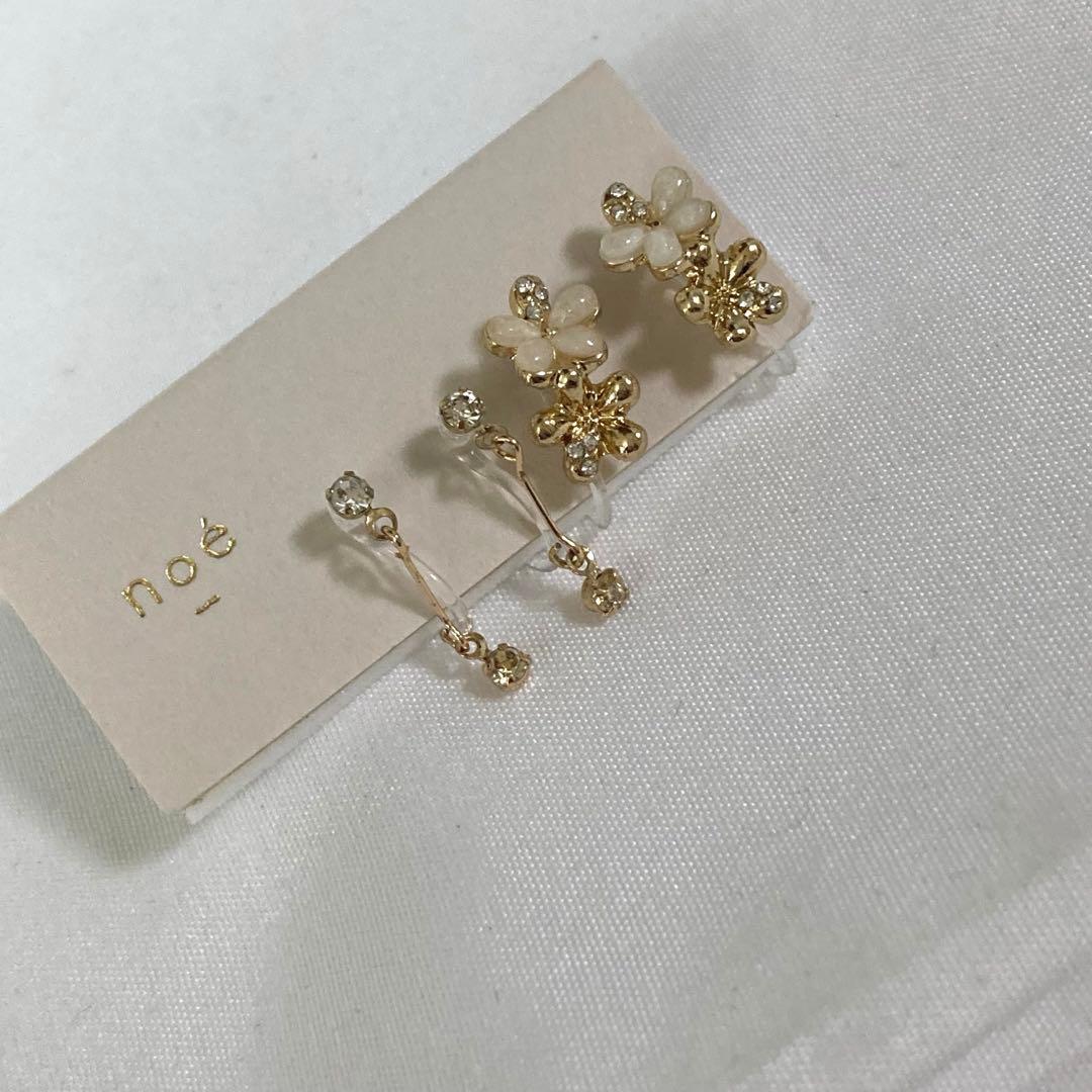 イヤリング　アクセサリー　レディース　ノンホールピアス　新品　未使用　セット — image 3