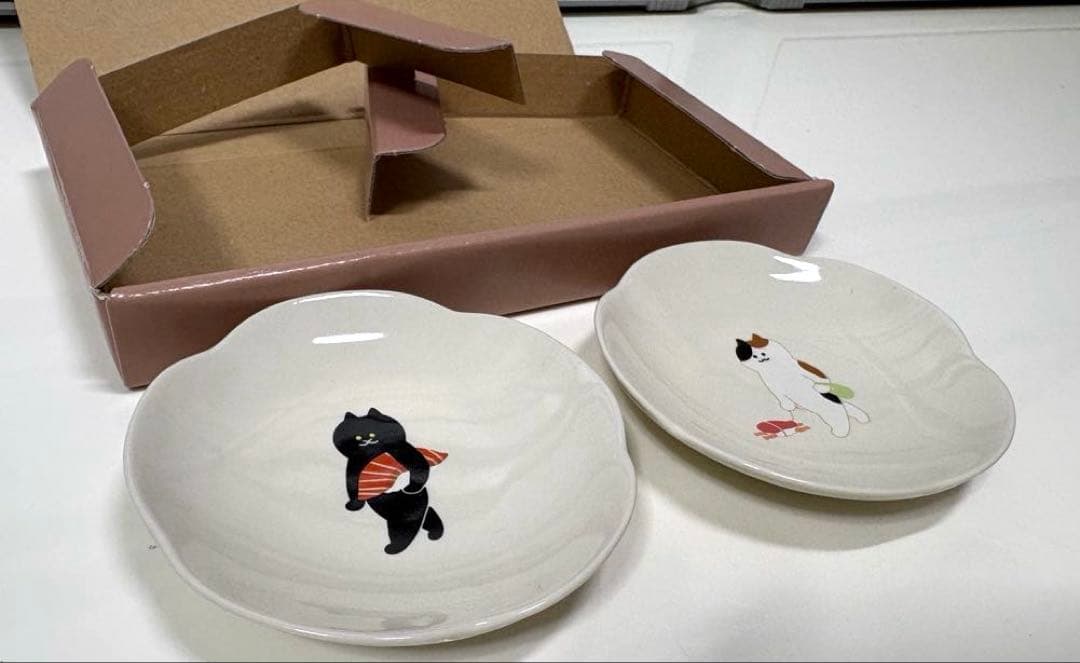 非売品激レア❤︎新品未使用未開封❤︎cotta×SUIMINさんコラボ❤︎ねこの醤油皿 — image 2