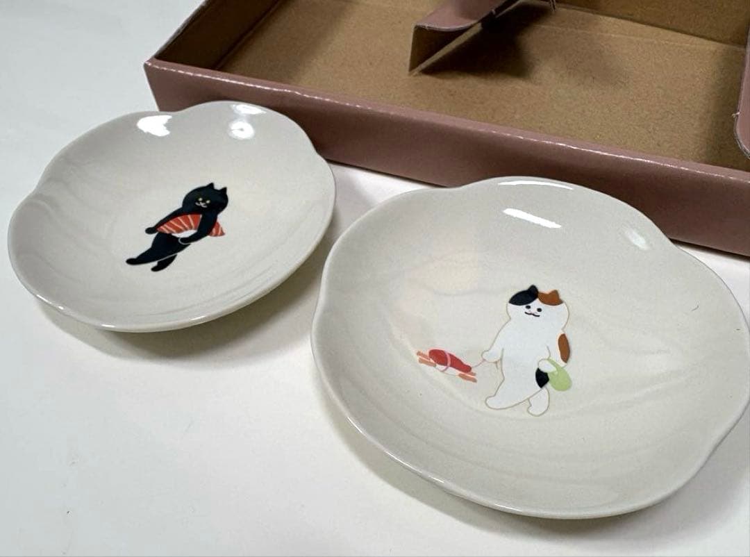 非売品激レア❤︎新品未使用未開封❤︎cotta×SUIMINさんコラボ❤︎ねこの醤油皿 — image 3