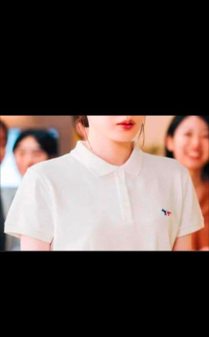 MAISON KITSUNE CLASSIC POLO 半袖 ホワイト L — image 2
