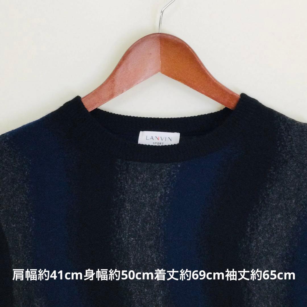 LANVIN SPORT デサント カシミヤ100% セーター 40 日本製 — image 2