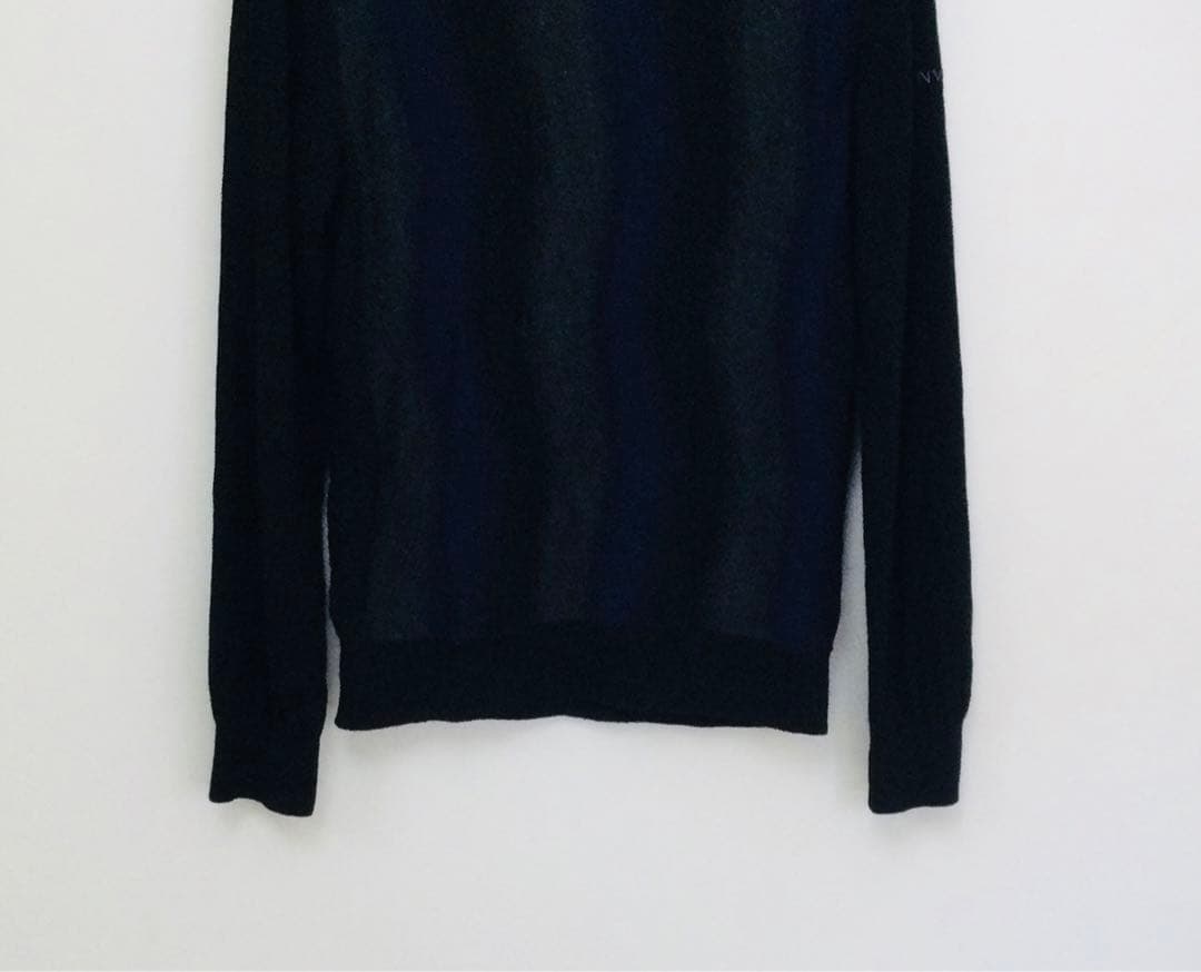 LANVIN SPORT デサント カシミヤ100% セーター 40 日本製 — image 4