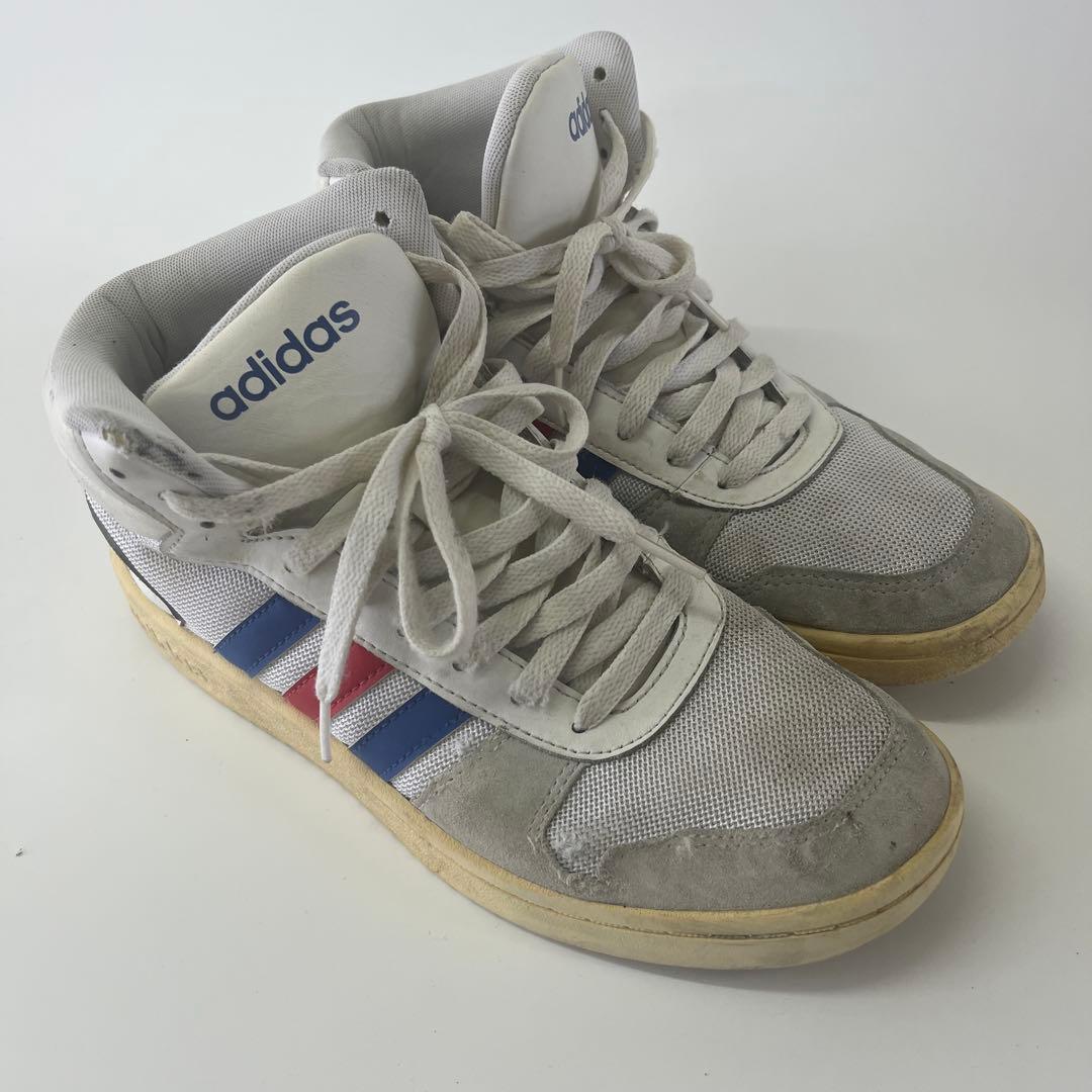 adidas ハイカットスニーカー グレー — image 2