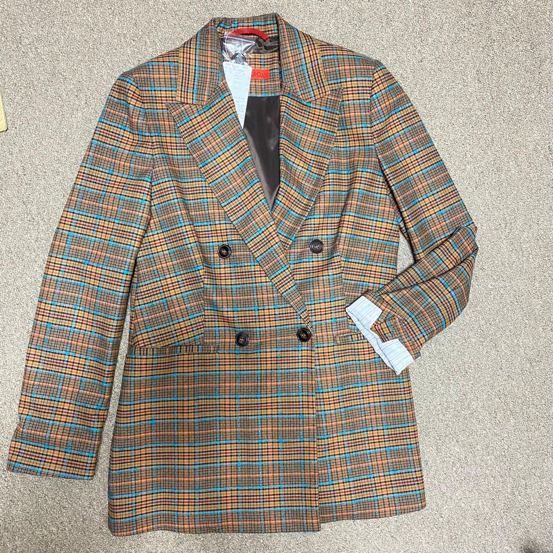 最終値下げ！MAX&Co. チェックジャケット チェック柄 LLサイズ　小さめ！ — image 2