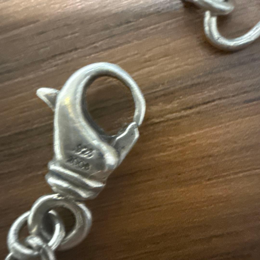 早い者勝ちsilver925 925刻印ロールチェーン45cm — image 3
