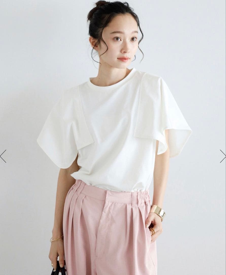 【新品】BONJOUR SAGAN 【接触冷感】スクエアスリーブTシャツ — image 2