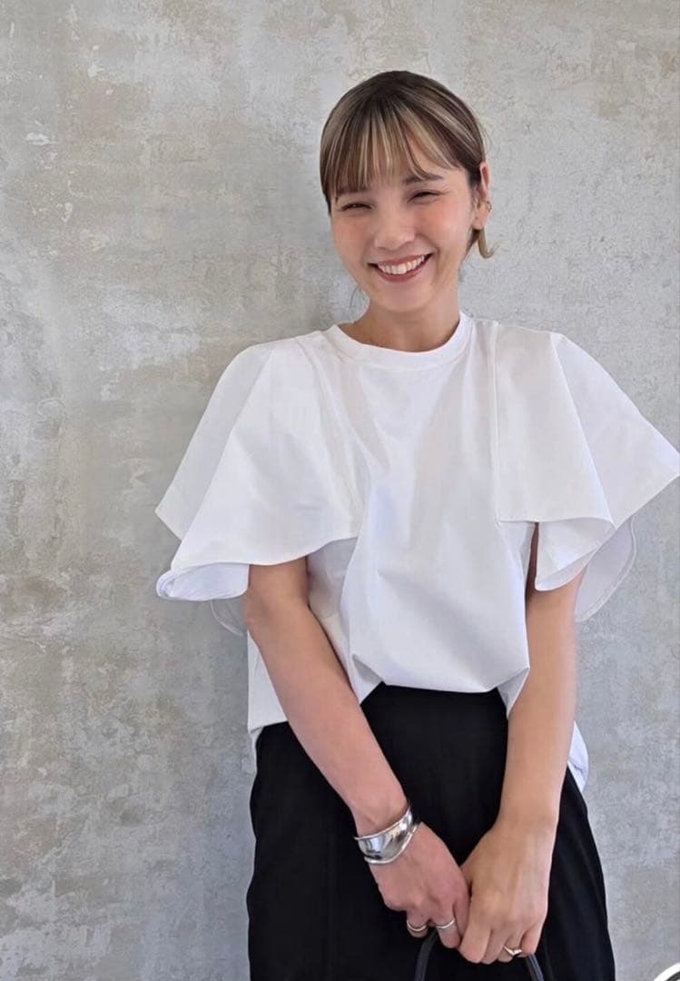 【新品】BONJOUR SAGAN 【接触冷感】スクエアスリーブTシャツ — image 4