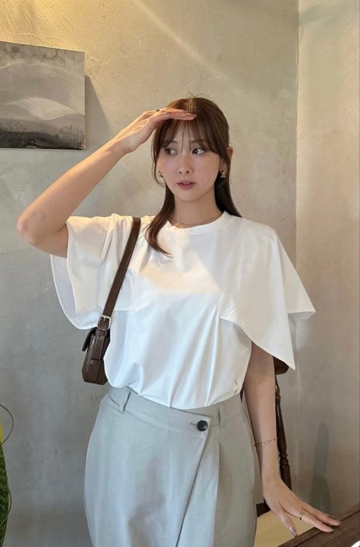【新品】BONJOUR SAGAN 【接触冷感】スクエアスリーブTシャツ — image 5