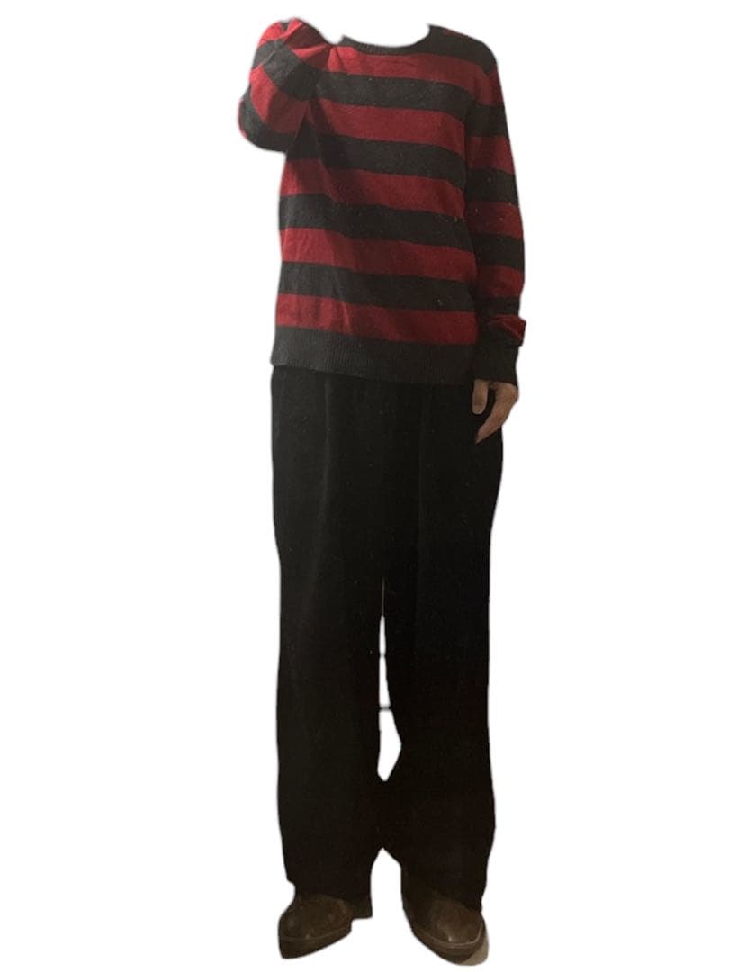 【*K様 00s old gap border knit long t — image 2