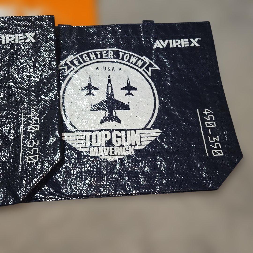 AVIREX袋 紺TOP GUN２枚　オレンジ1枚 — image 3
