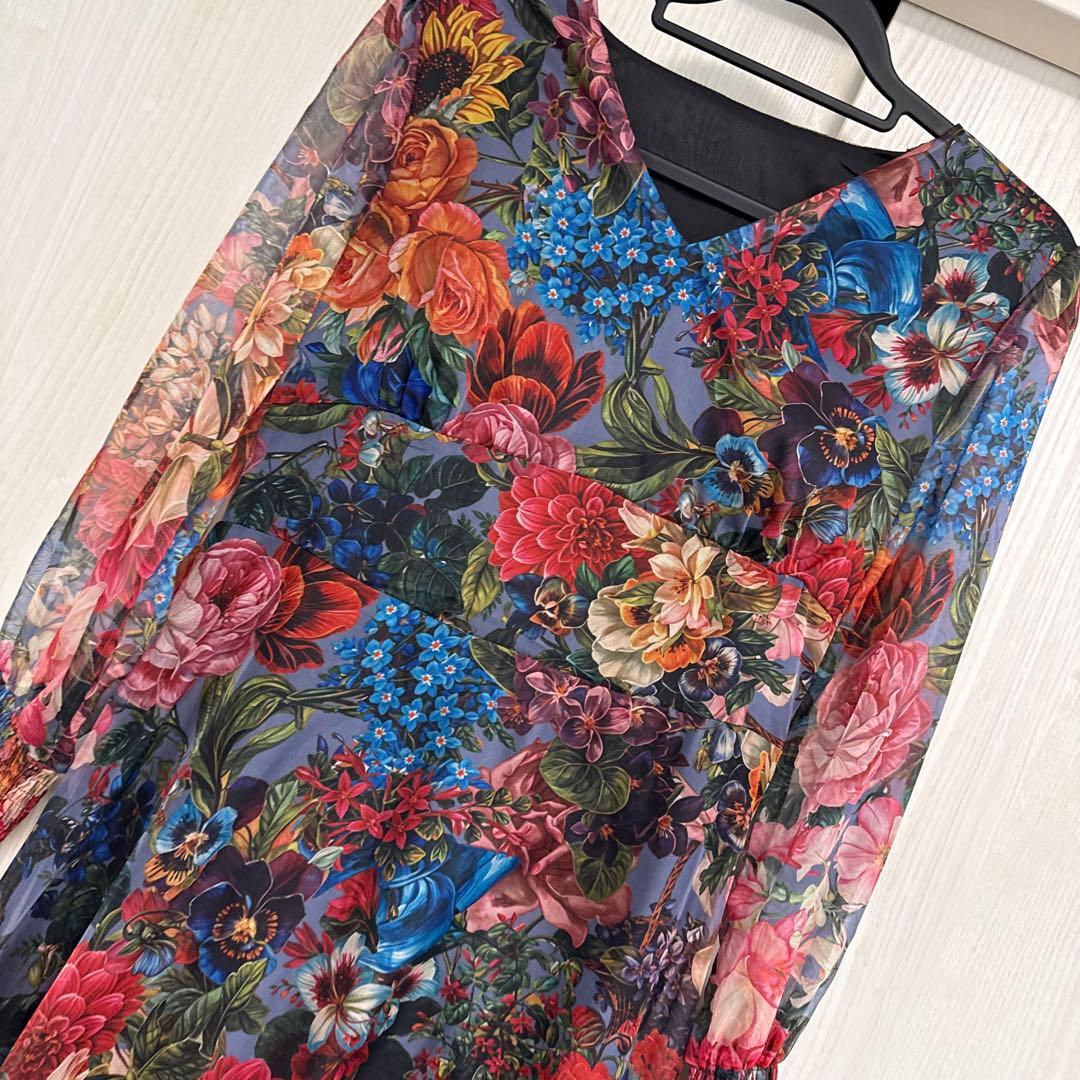 花柄ワンピース　Lサイズ新品 — image 3