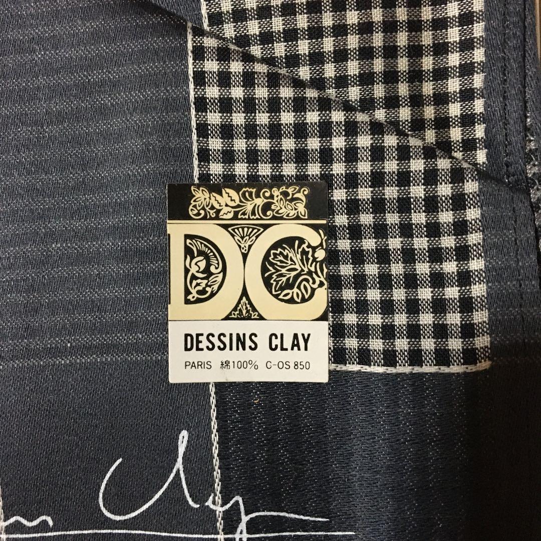 DESSINS CLAY  メンズハンカチ　2枚セット　箱無し — image 2
