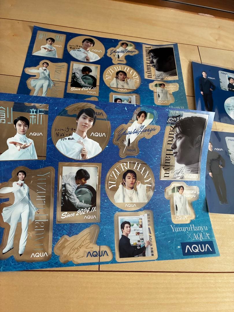 羽生結弦 さん　AQUA ステッカー ショッパー — image 3