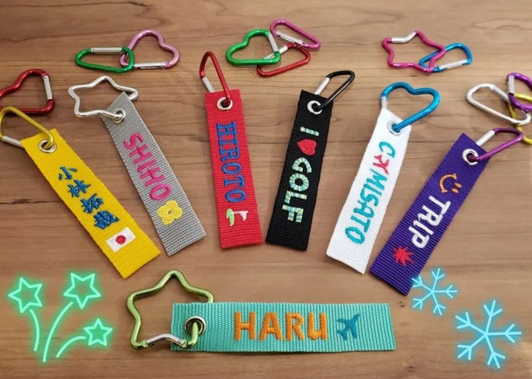ゴルフバッグ ネームタグ 名入れ 刺繍 キャディバッグ 名札 ゴルフコンペ 景品 — image 3