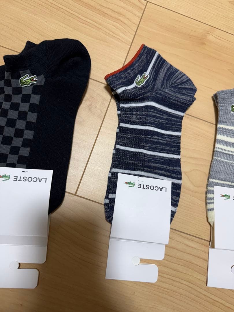 LACOSTE ラコステ アンクルソックス 4足セット 特価品 一着限リ — image 3
