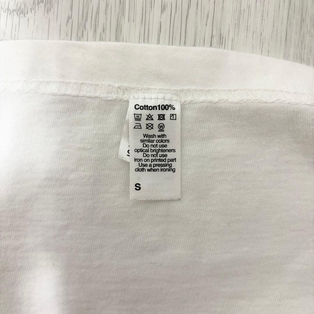 ジェニーファックス　半袖　Ｔシャツ　白　ホワイト　ピンク　ロゴ　メッセージ　Ｓ — image 5