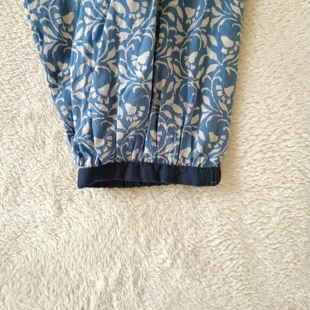 CRAFT STANDARD BOUTIQUE 花柄長袖ロングワンピース ブルー — image 4