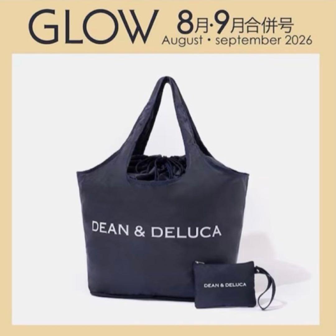 GLOW 付録 DEAN＆DELUCAエコバッグ ステンレスボトル 2点セット — image 2