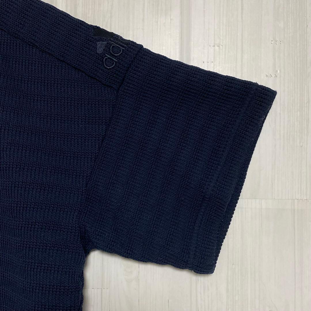 アディダス　サイドジップ メッシュニット　ネイビー　L — image 4