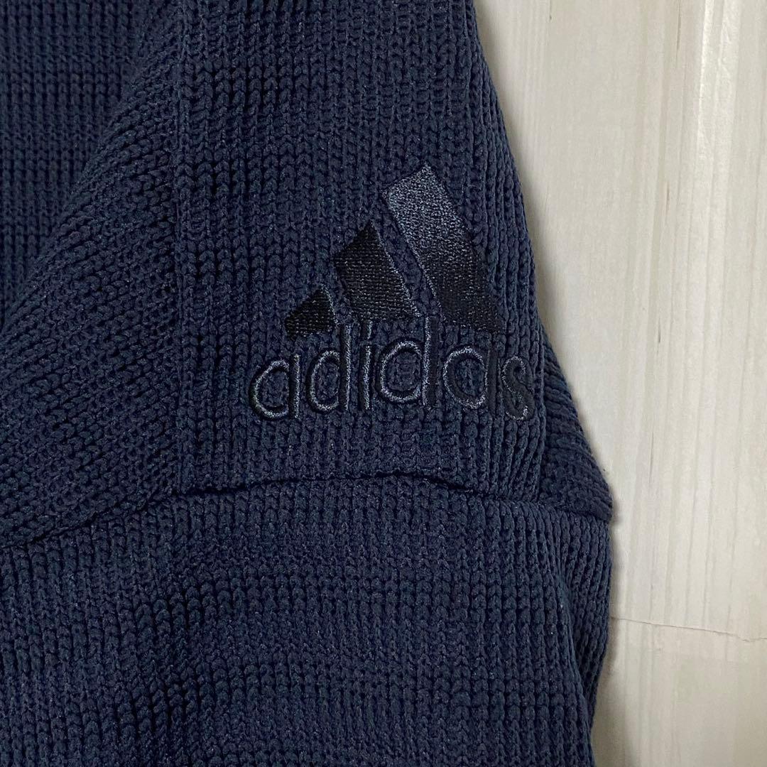 アディダス　サイドジップ メッシュニット　ネイビー　L — image 5