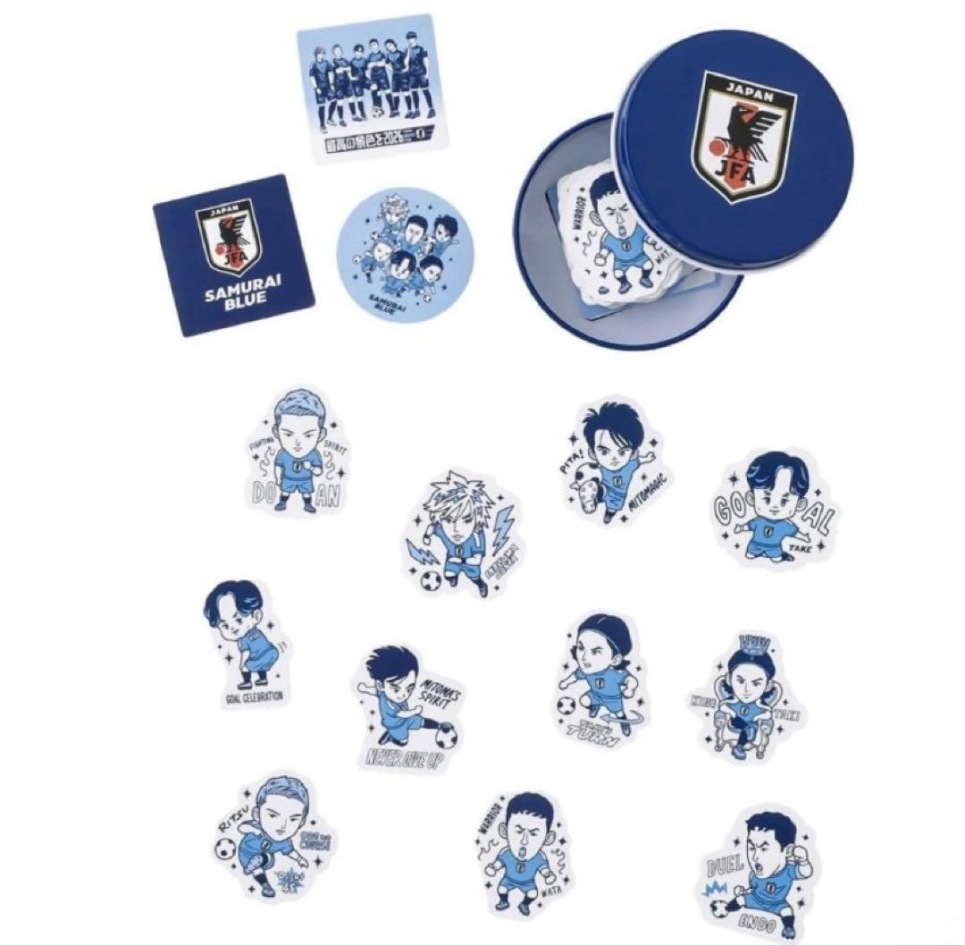 3coins スリコ 缶入りステッカー サッカー日本代表ワールドカップ2026 — image 3