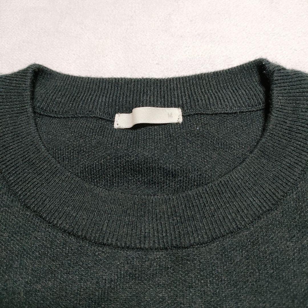 GU　(M)　メンズ スウェットライク クルーネックセーター — image 3