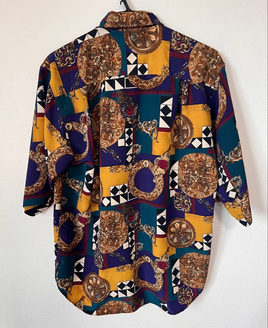 BAZZANTI 総柄 ジップアップ シャツ — image 4