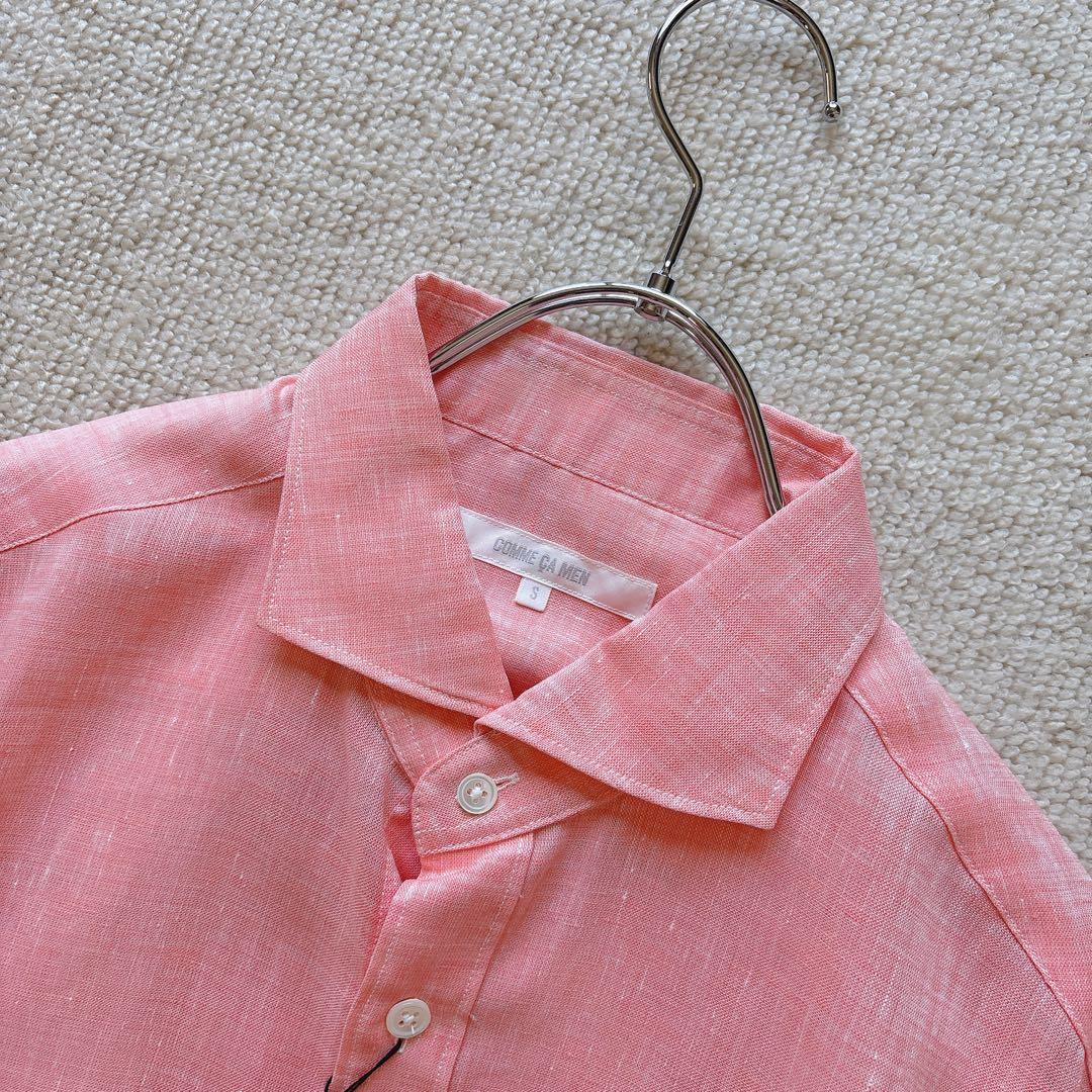 【新品タグ付き】COMME CA MEN シャンブレーリネン100 シャツ — image 3