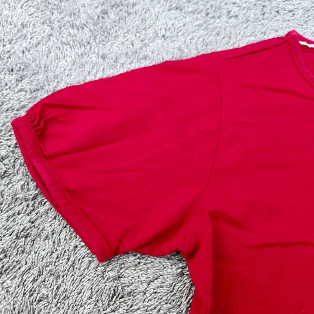 エレメントオブシンプルライフ　メッセージロゴTシャツ　ギャザーカフス　カジュアル — image 5